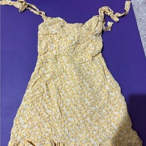 Yellow Floral Sundress